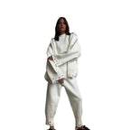 Damen Strickanzug mit oversized Schnitt und modischen Details R&B
