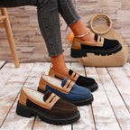 Damen Modische Loafer mit robuster Gummisohle R&B