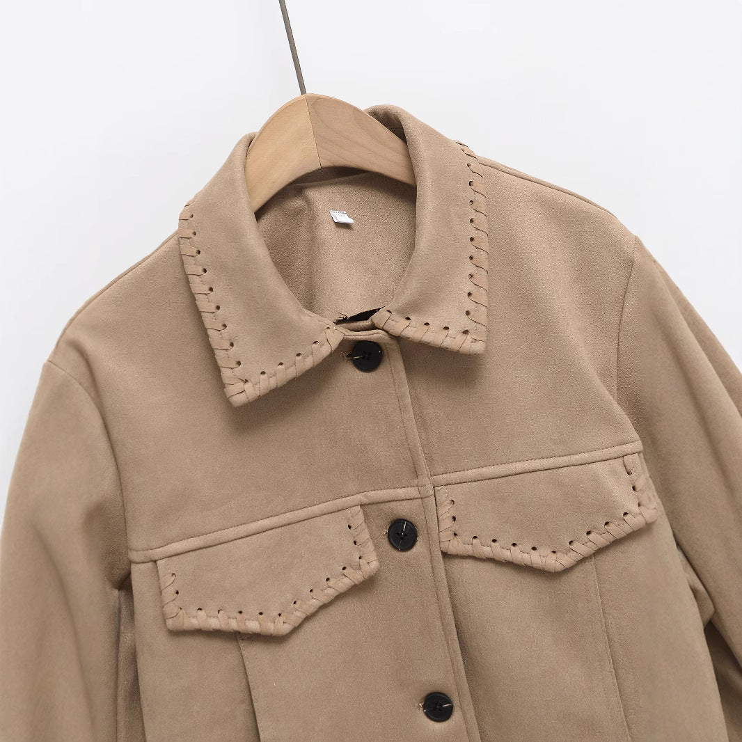 Damen modische Kurzjacke R&B