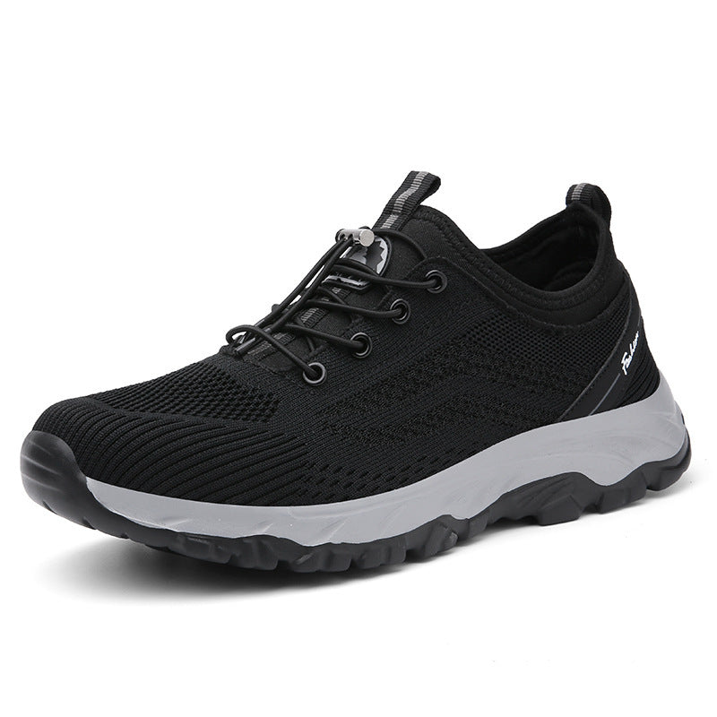 Damen Outdoor-Sport-Sneaker mit innovativem Schnellschnürsystem und atmungsaktiver Mesh-Oberfläche R&B