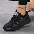 Damen Sportliche Lauf-Sneaker mit atmungsaktivem Obermaterial und rutschfester Sohle