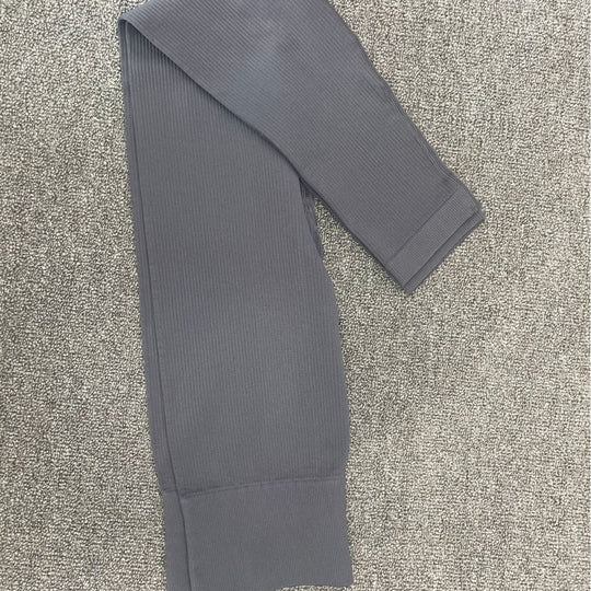 Damen Hochtaillierte Fitness-Leggings mit Struktur R&B