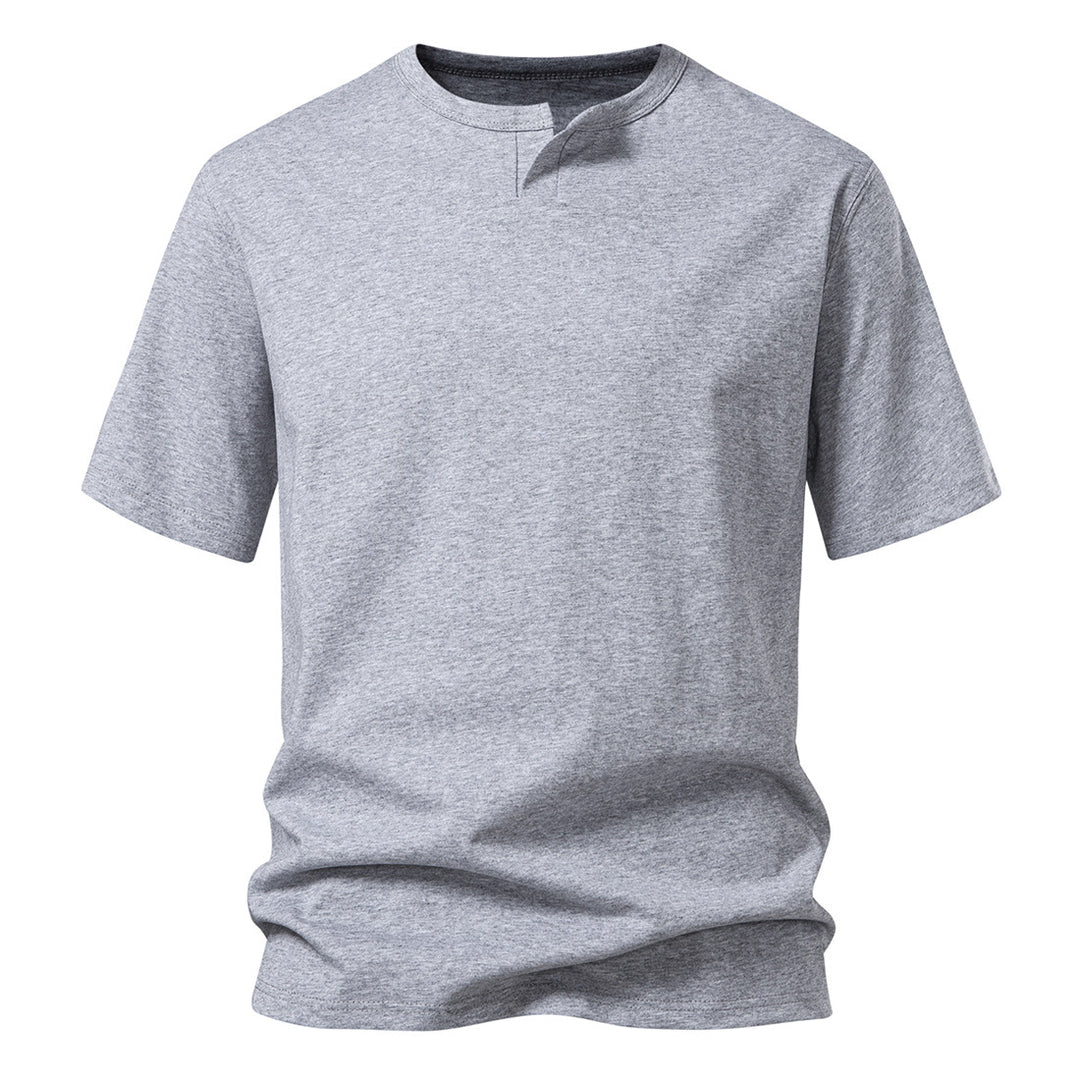 Herren T-Shirt mit modernem Ausschnitt und komfortablem Schnitt R&B