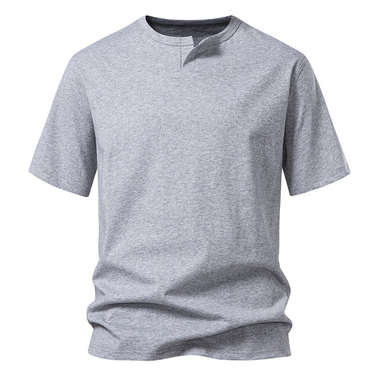 Herren T-Shirt mit modernem Ausschnitt und komfortablem Schnitt R&B