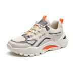 Damen Sportliche Sneaker mit atmungsaktiver Mesh-Konstruktion und stoßdämpfender Laufsohle R&B