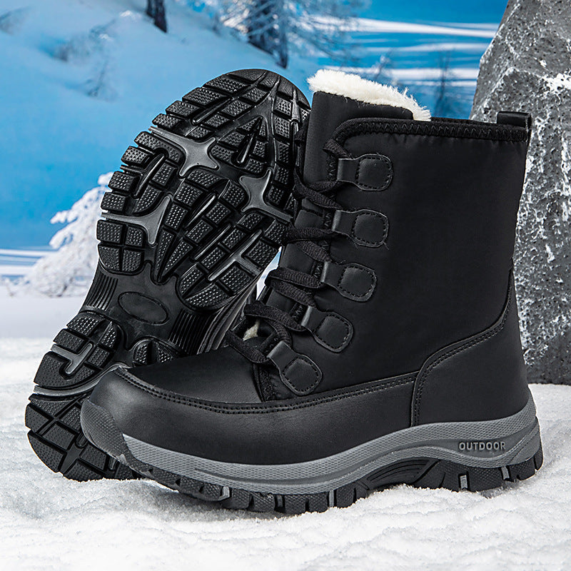 Damen Winterboots mit rutschfester Sohle und isolierendem Futter R&B