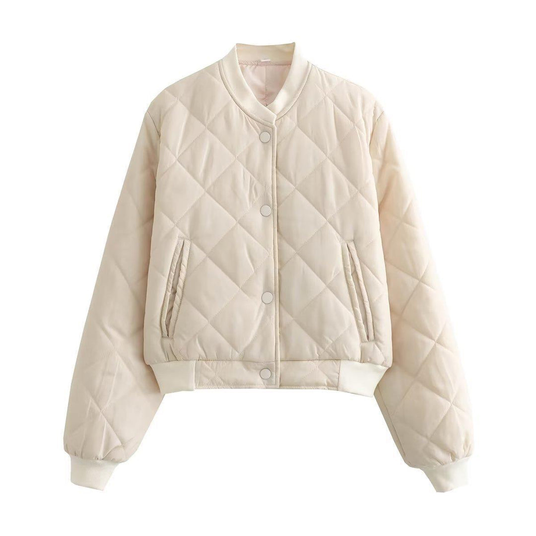 Damen gesteppte Übergangsjacke mit komfortablem Schnitt und praktischen Taschen R&B