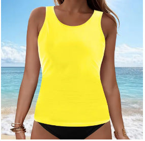 Damen Tankini-Oberteil mit Raffung R&B