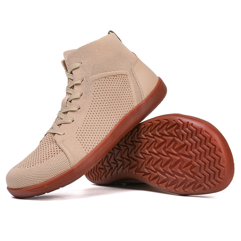 Damen Sportliche High-Top Sneakers mit atmungsaktivem Mesh-Obermaterial und rutschfester Sohle R&B