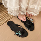 Damen elegante Mules mit floralem Design und komfortablem Absatz R&B
