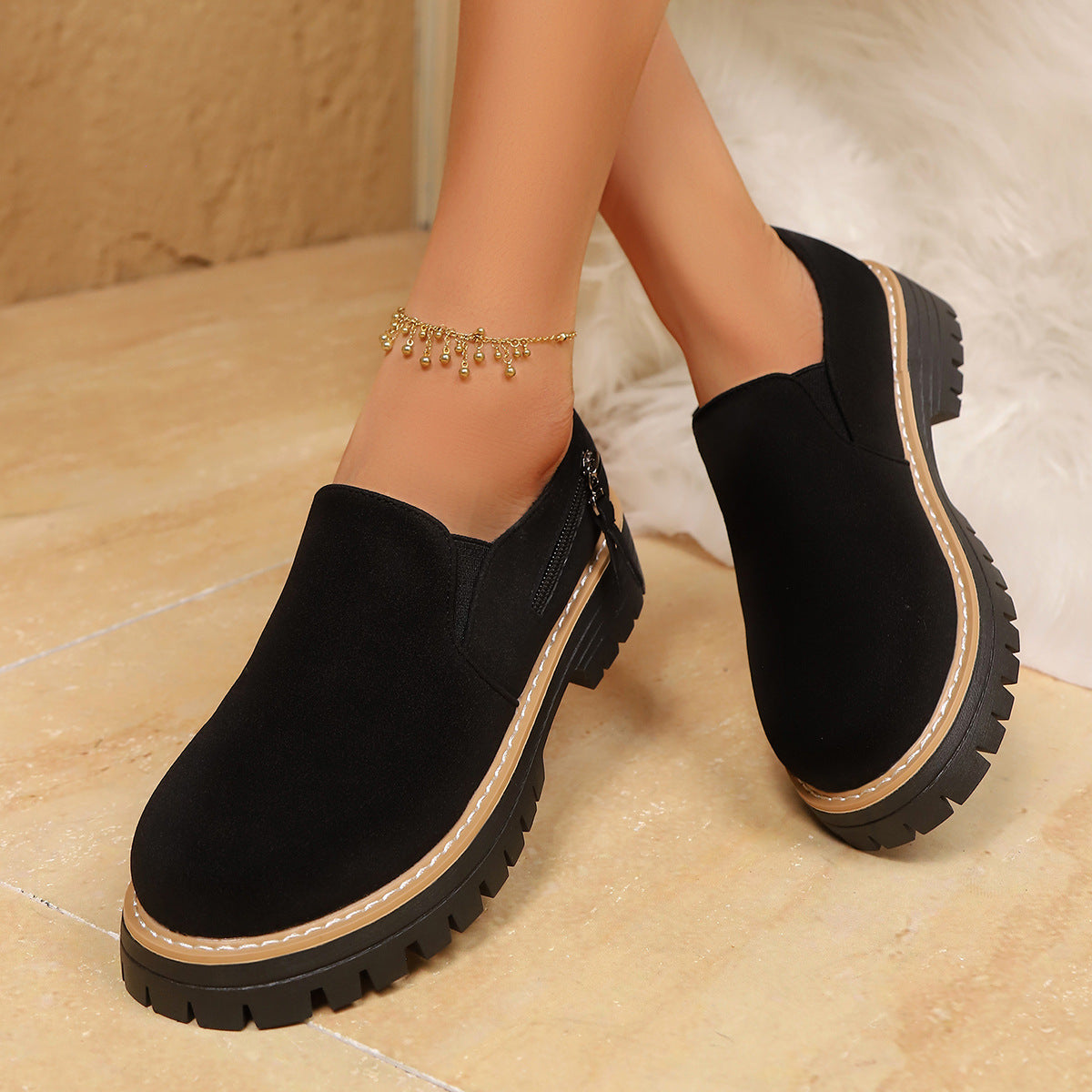 Damen Slip-On Boots mit robustem Profil und komfortabler Einlage R&B