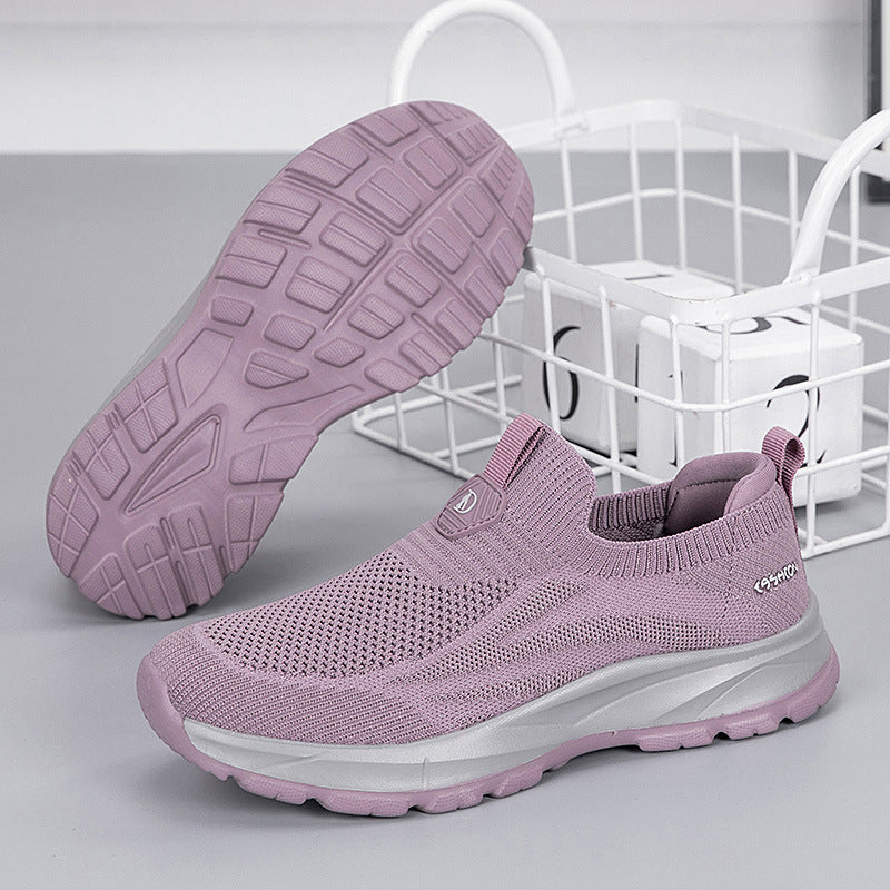 Damen Atmungsaktive Slip-On Sneakers mit flexibel dämpfender Sohle R&B