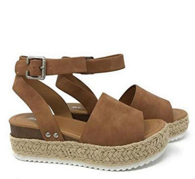 Damen Espadrille Sandalen mit verstellbarem Riemen R&B