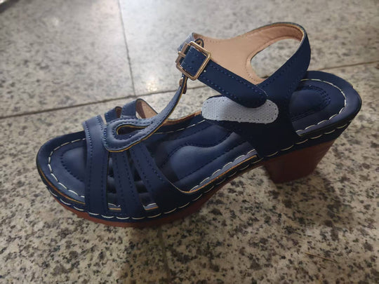 Damen Komfortable Sandalen mit verstellbarem Riemen und anatomischem Fußbett R&B
