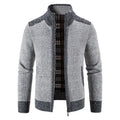Herren Strickjacke mit modernem Reißverschluss R&B