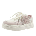Damen Sneakers mit einzigartigem Sternendesign und bequemer Dämpfung