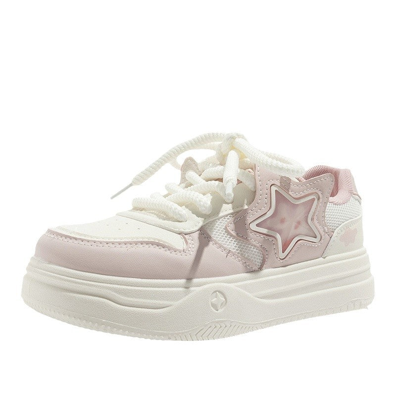 Damen Sneakers mit einzigartigem Sternendesign und bequemer Dämpfung