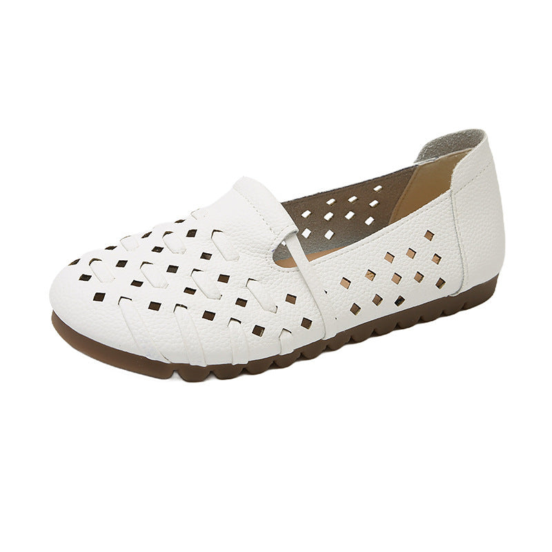 Damen Komfortable und atmungsaktive Slipper mit modischem Cut-Out-Design R&B
