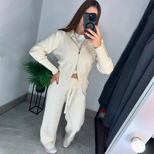 Damen Strick-Loungewear-Set R&B