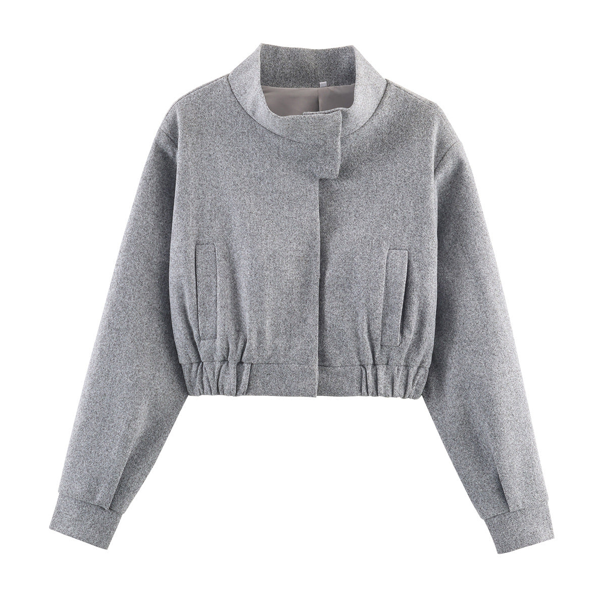 Damen cropped Wolljacke R&B