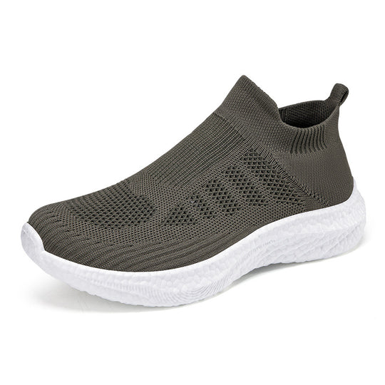 Damen Elastic Slip-On Sneakers mit atmungsaktivem Obermaterial R&B
