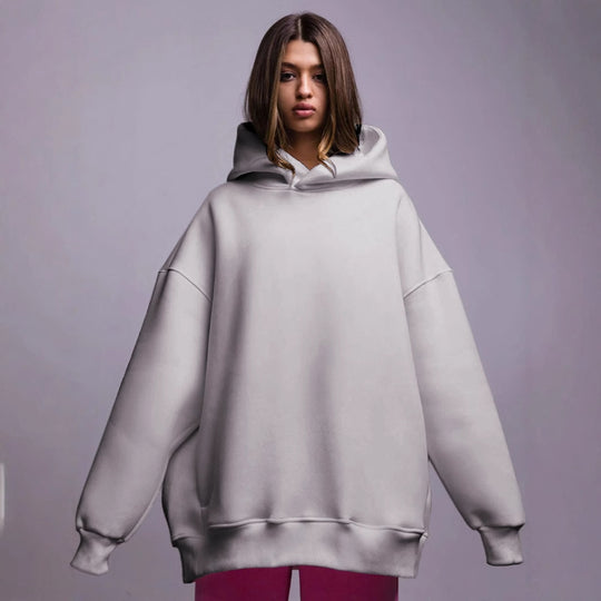 Damen bequemer Oversized Hoodie R&B