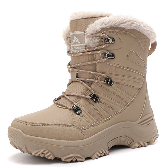 Damen Winterstiefel mit isolierender Polsterung und rutschfester Sohle R&B