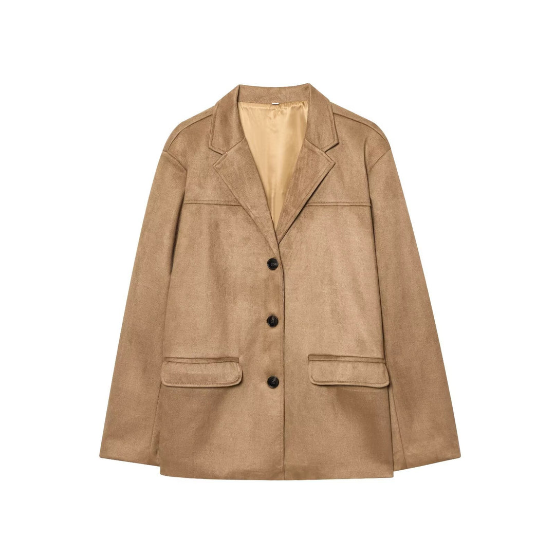 Damen eleganter und modischer Blazer mit praktischen Taschen R&B