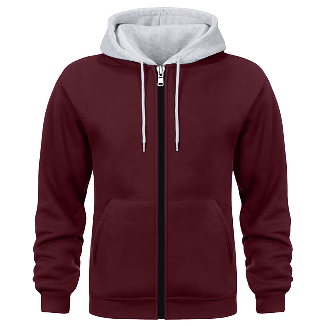 Herren Kapuzenjacke mit doppellagigem Material R&B