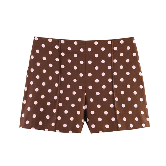 Damen elegante Shorts mit modernen Plissee-Details R&B