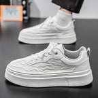 Damen Sportliche Sneakers mit erhöhtem Sohlenprofil und trendy Design