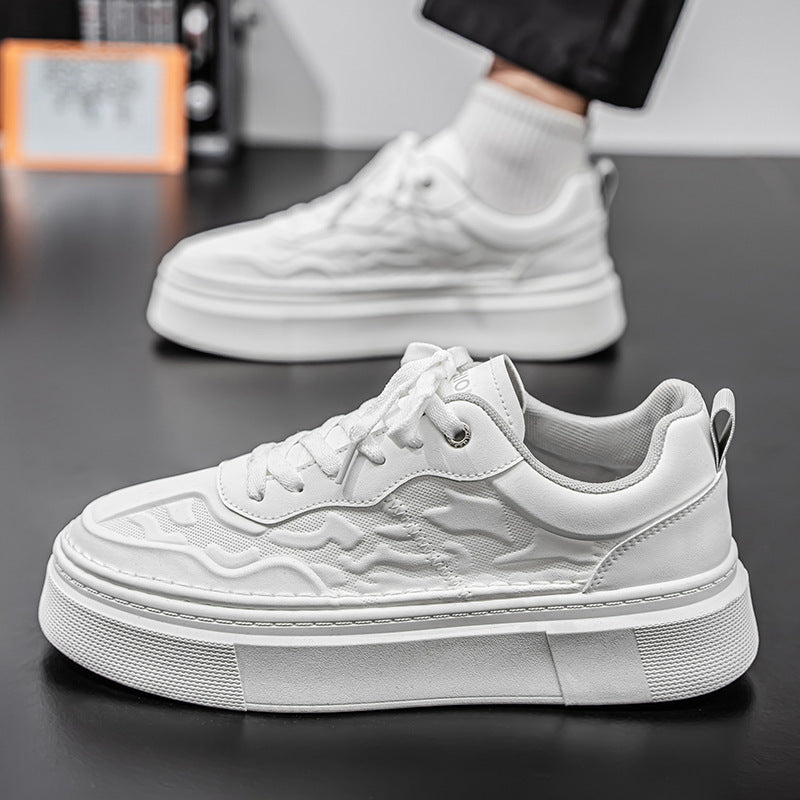 Damen Sportliche Sneakers mit erhöhtem Sohlenprofil und trendy Design