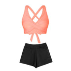 Damen Zweiteiliger Badeanzug mit floralem Design R&B