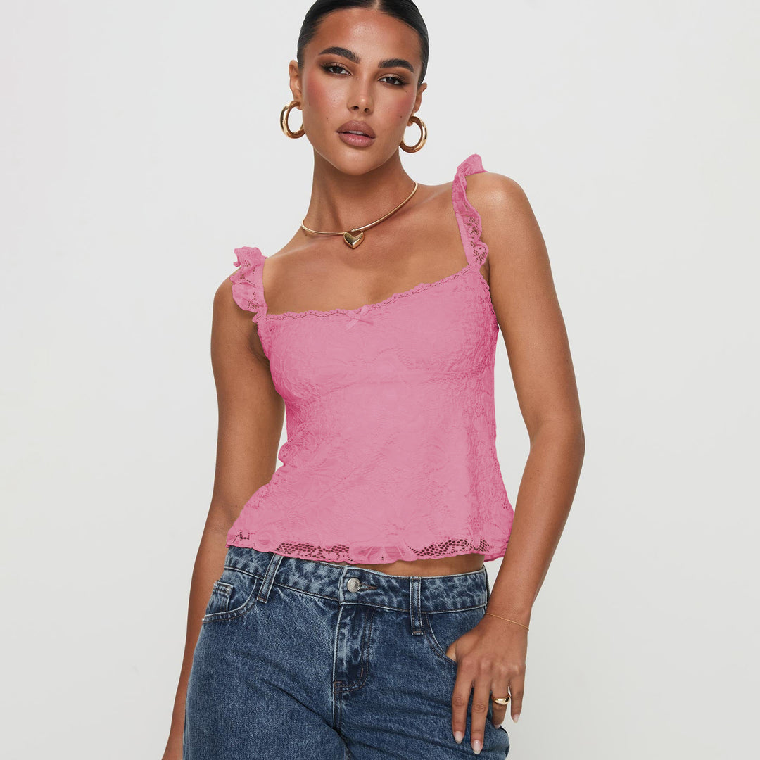 Damen Spitzen Top R&B