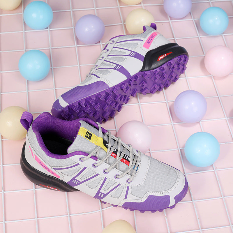 Damen Sportliche Trail-Schuhe mit rutschfester Sohle und atmungsaktivem Obermaterial