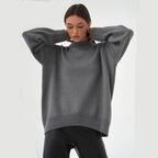 Damen Bequemer Oversized Pullover aus hochwertigem Strick R&B