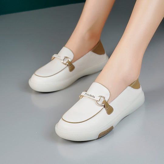 Damen Bequeme Slip-On Schuhe mit modischem Dekor und rutschfester Sohle R&B