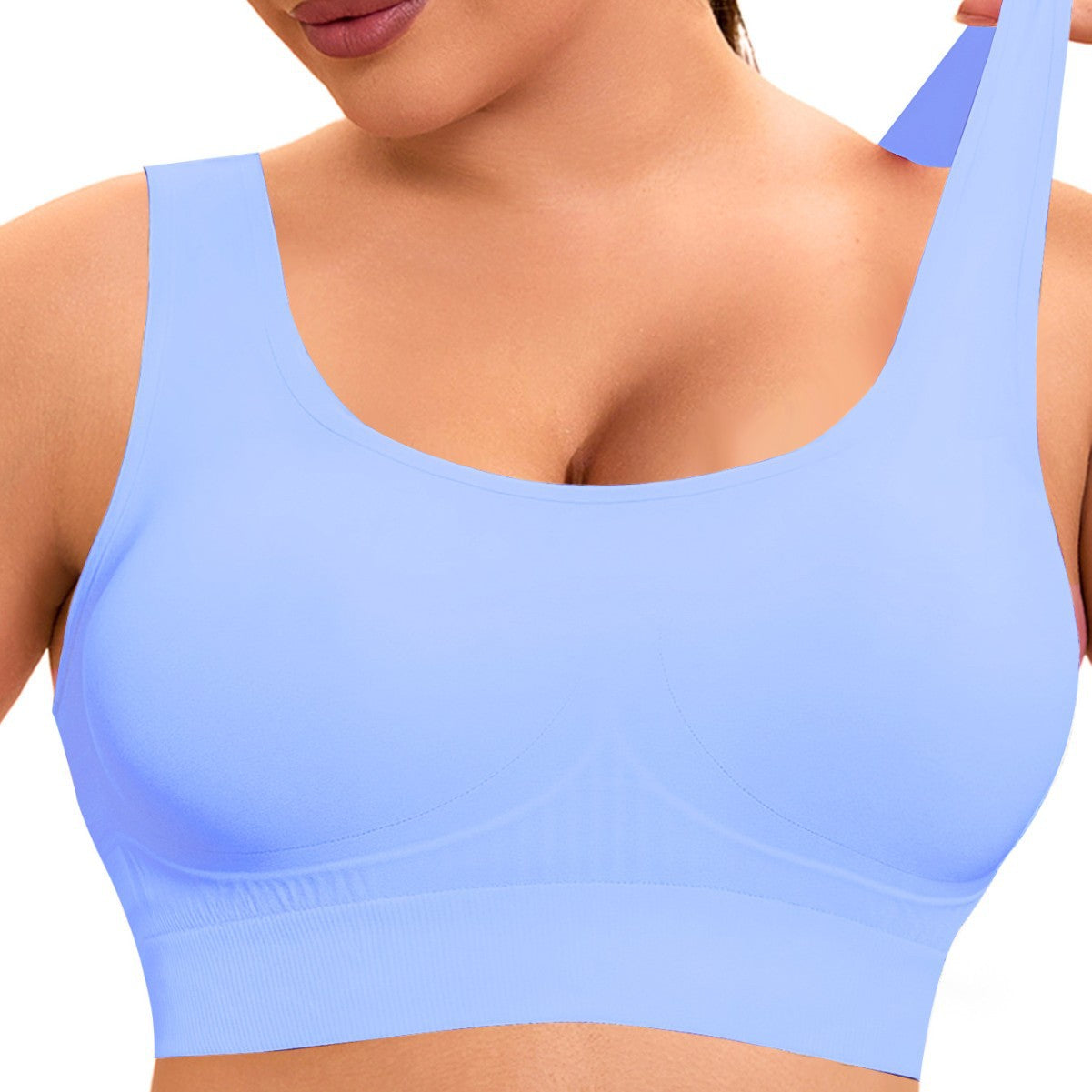 Damen Komfort-BH mit nahtlosem Design und stützendem Unterbrustband R&B