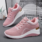 Damen Sportliche und atmungsaktive Knit Sneakers mit rutschfester Sohle R&B