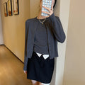 Damen Stilvolle Strickjacke mit Knopfverschluss und eleganter Passform