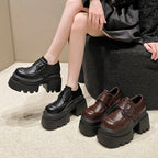 Damen Elegante Chunky Schuhe mit Schnallenverschluss und robuster Sohlenkonstruktion R&B
