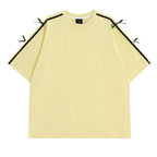 Damen Oversized T-Shirt mit dekorativen Bindändern