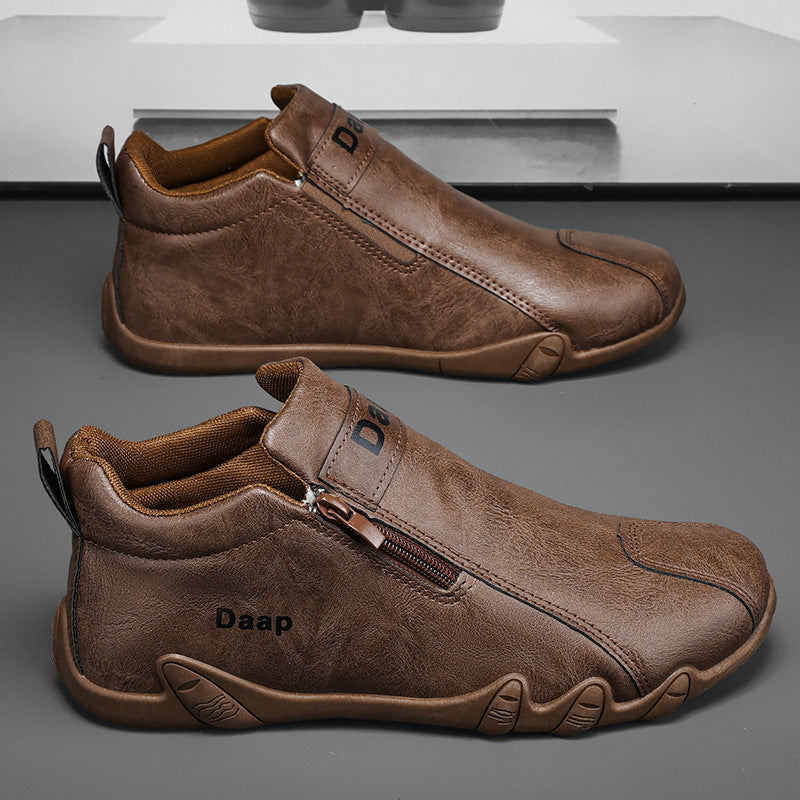 Damen Leichte und modische Stiefel mit Reißverschluss und gepolstertem Innenfutter R&B