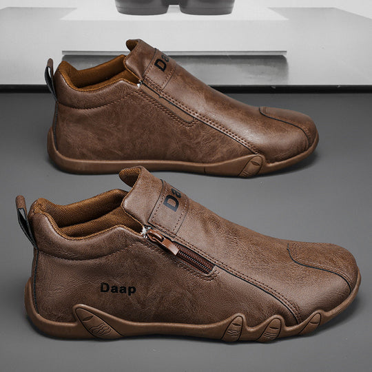 Damen Leichte und modische Stiefel mit Reißverschluss und gepolstertem Innenfutter R&B