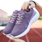 Damen Modische und atmungsaktive Sneaker mit flexiblem Mesh-Obermaterial