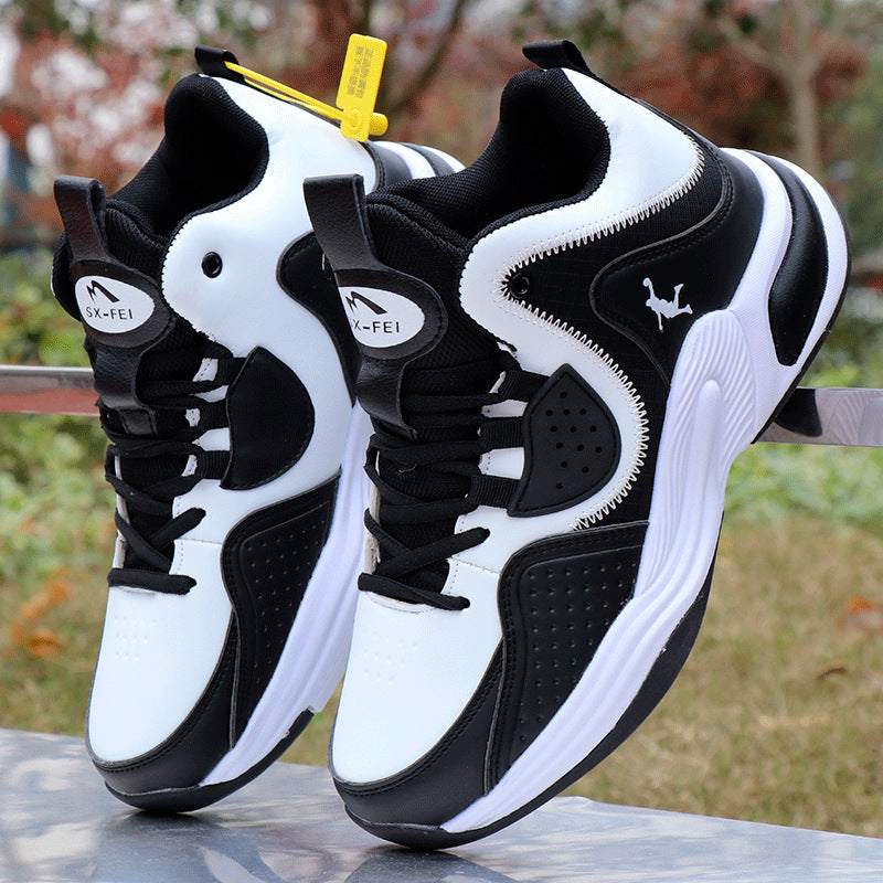 Damen Modische Basketball Sneakers mit atmungsaktivem Obermaterial und stoßdämpfender Sohle R&B