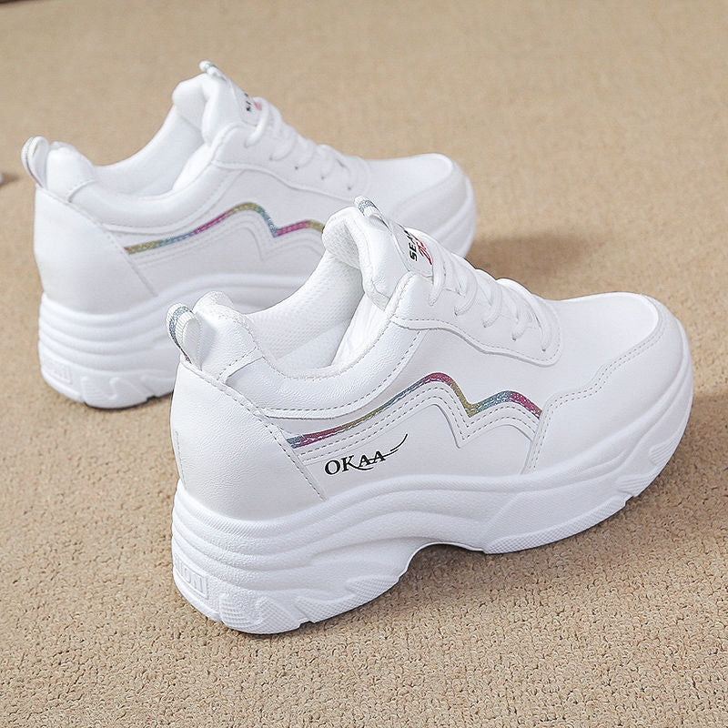 Damen Sneaker mit modischem Wellenmuster R&B