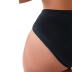 Damen Hochtailliertes Bikiniunterteil mit stilvollem Wickeldesign R&B