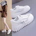 Damen Sneaker mit rutschfester Plateau-Sohle und atmungsaktivem Obermaterial R&B