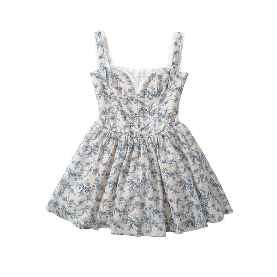 Damen Floral Design Sommerkleid R&B